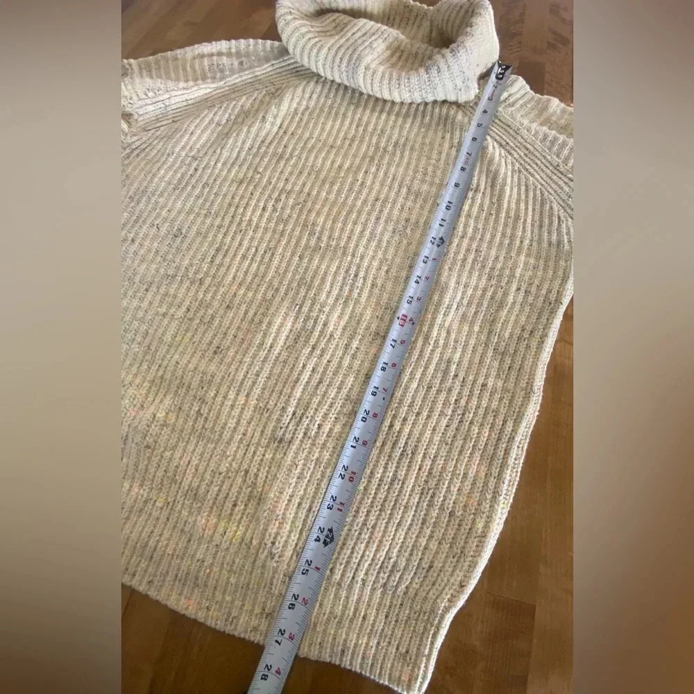 FREE PEOPLE Leo Tunic Sweater XS‎ $168 Retail Oversized Yellow Multicolored NWOT